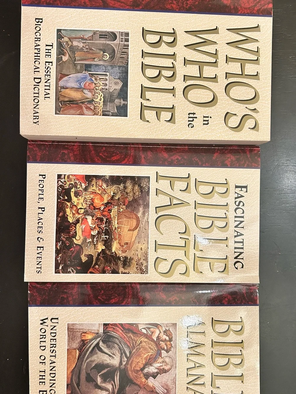 Bible Reference Book Set - Cream Covers